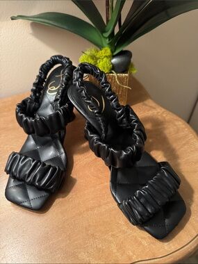 Sam Edelman Marlena Black Sandals Size 7